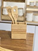 جای قاشق یا ابزار اشپزخانه چوبی کد 