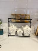 استند دو طبقه اوان فلزی کد