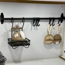 شلف دیواری آویز لیمیتاک مدل جا حوله دار ۶۰ سانت کد 1750