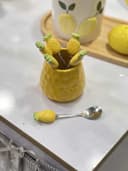 ست قاشق چای خوری مدل اناناس کد ۱۷۵۲